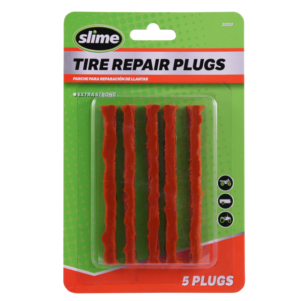 Slime Tire Repair Plugs (5 Count Brown) #20233 In Package