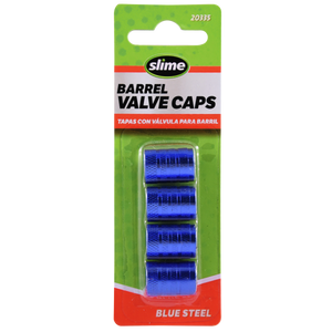 Slime Barrel Valve Caps (Blue Steel) #20335 In Package