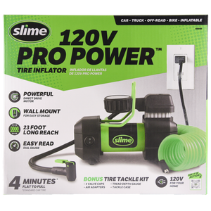 Slime 120V Pro Power Tire Inflator #40045 In Package