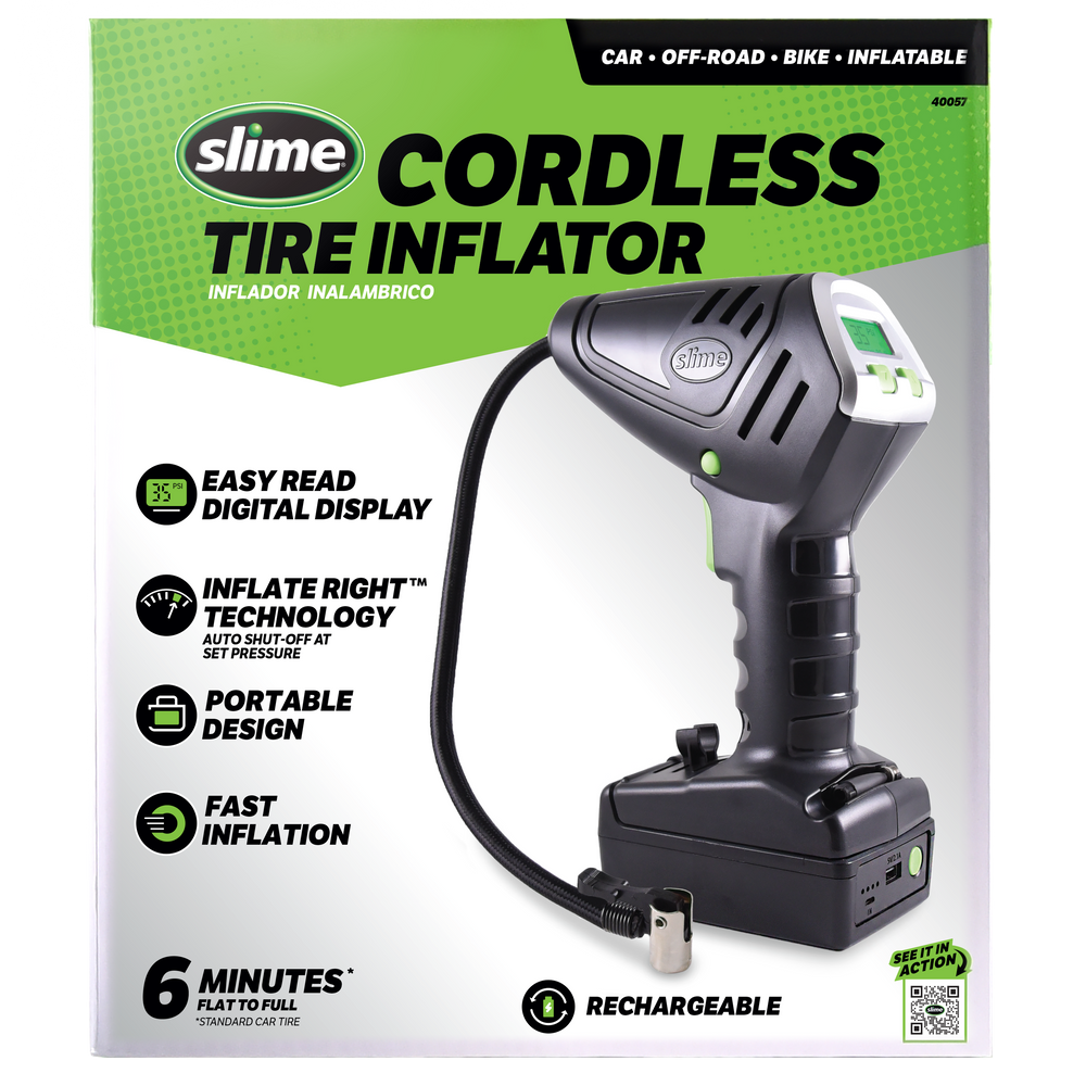 Slime Cordless Tire Inflator #40057 In Package