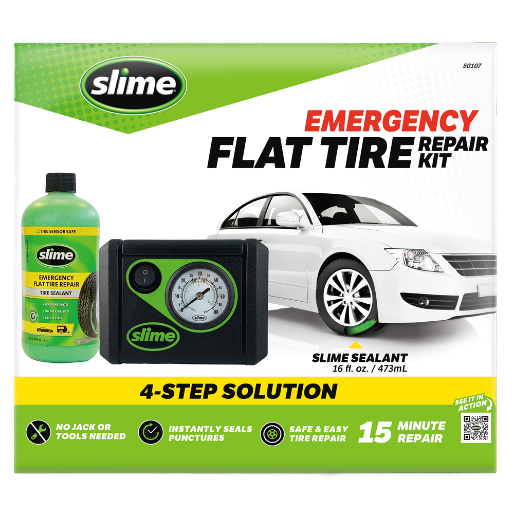 Slime Smart Spair Tire Repair Kit #50107 In Package