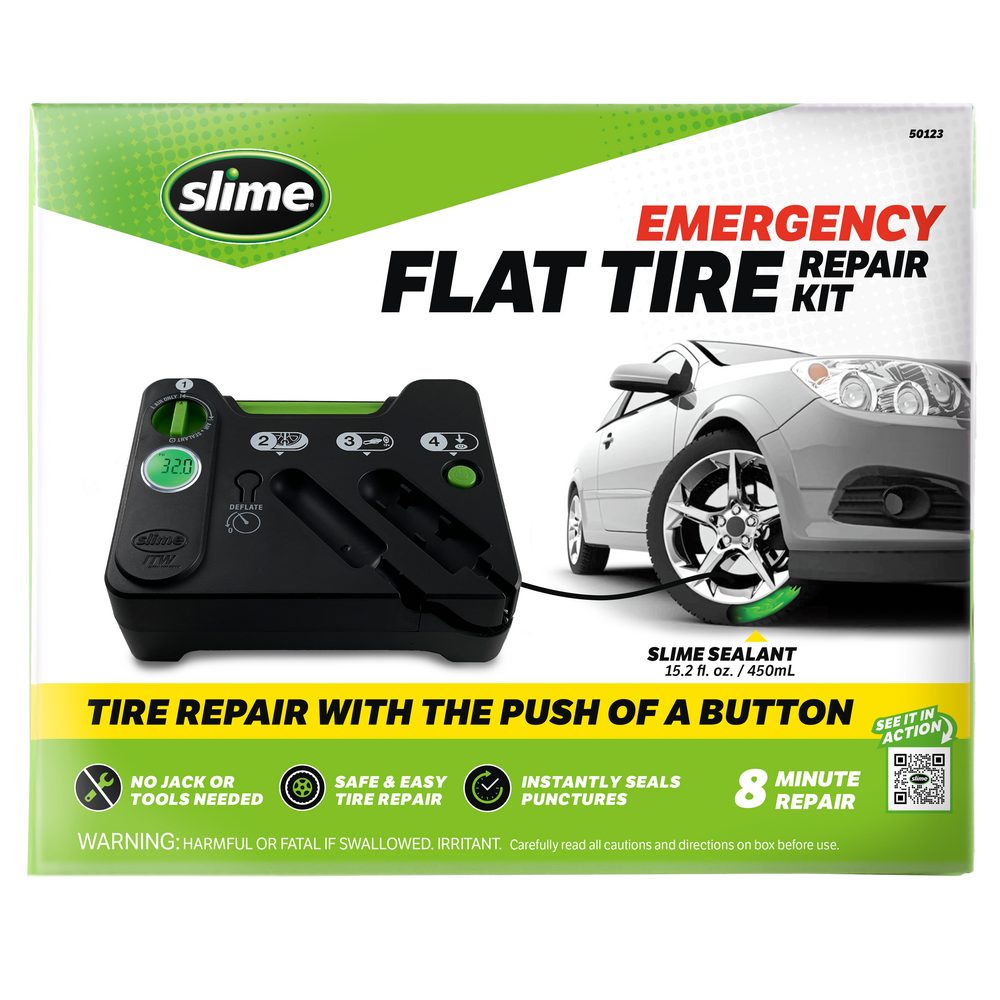 Slime Flat Tire Repair Kit - Digital #50123 In Package