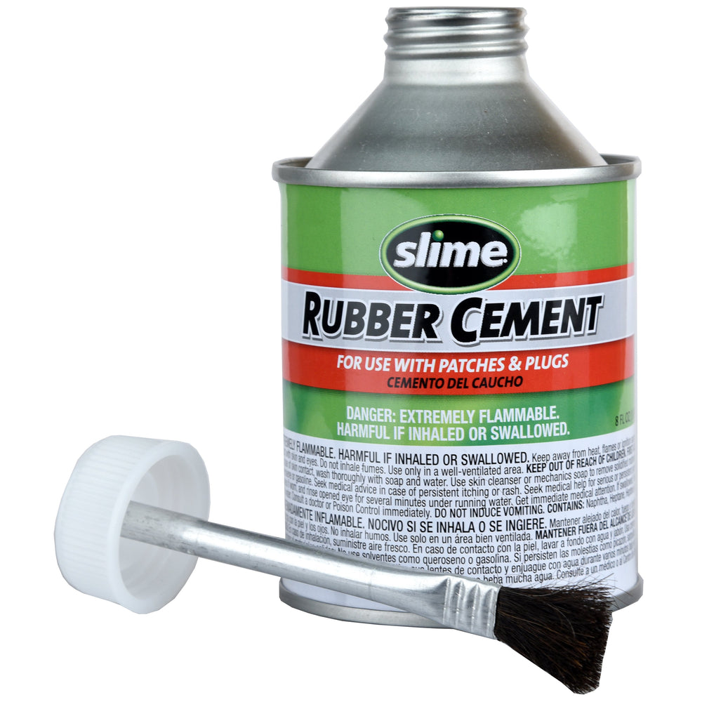 Slime Rubber Cement - 8 oz. #1050 Bottle and Brush