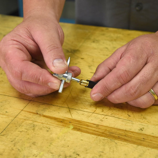 4-Way Valve Stem Tool with Tube Valve Cores for Bicycles | Slime