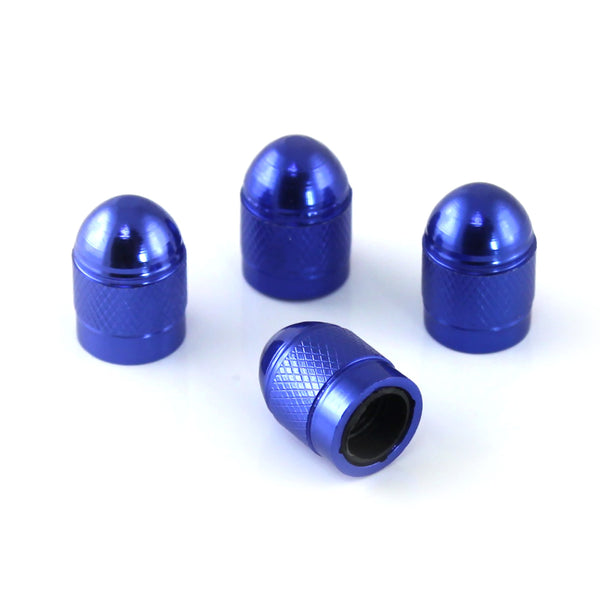 Anodized Aluminum Tire Valve Caps (Blue) | Slime – Slime Products