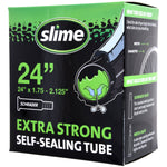 Slime Extra Strong Self-Sealing Bicycle Tubes 24" x 1.75-2.125" Schrader #30047 In Package
