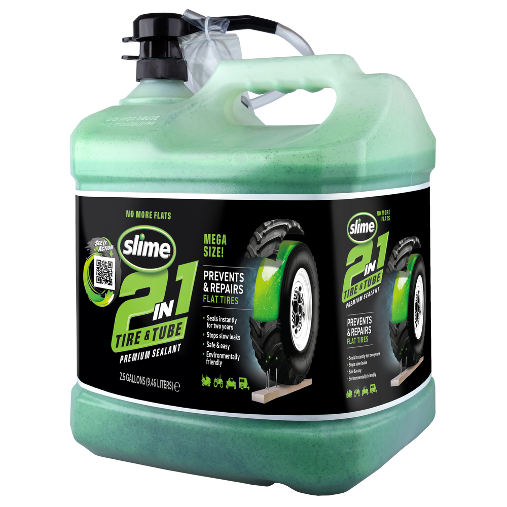 Slime 2-in-1 Tire & Tube Sealant 2.5 Gallon #10199 Out of Package