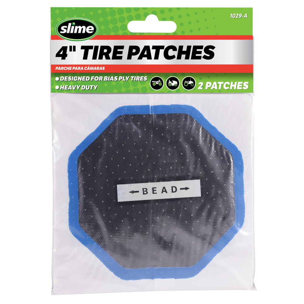 Slime 4" Heavy-Duty Bias Ply Tire Patches #1029-A In Package