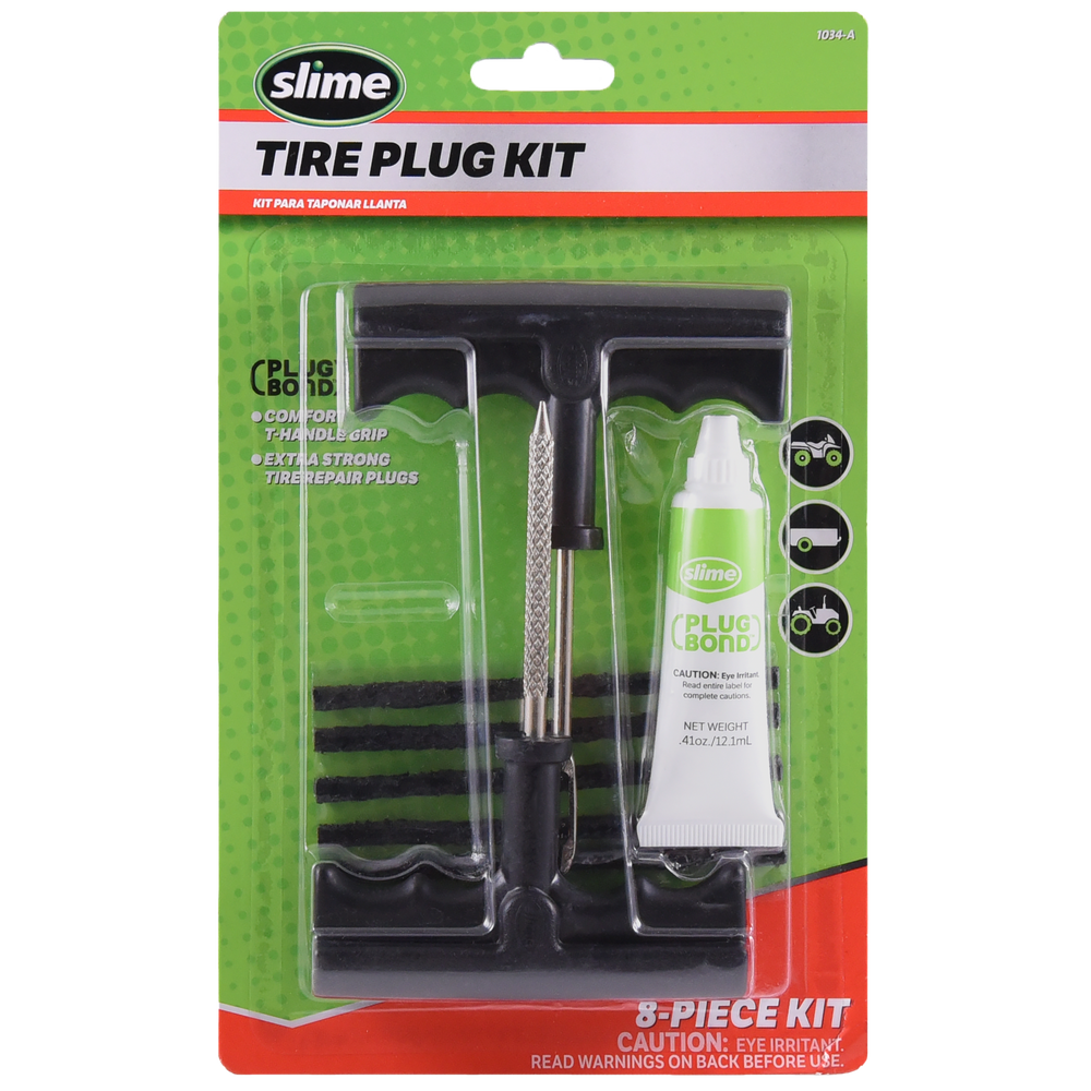 Slime Tire Plug Kit (8-Piece) #1034-A In Package