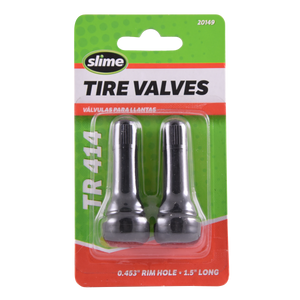 Slime Tubeless Tire Valves - TR414 #20149 In Package