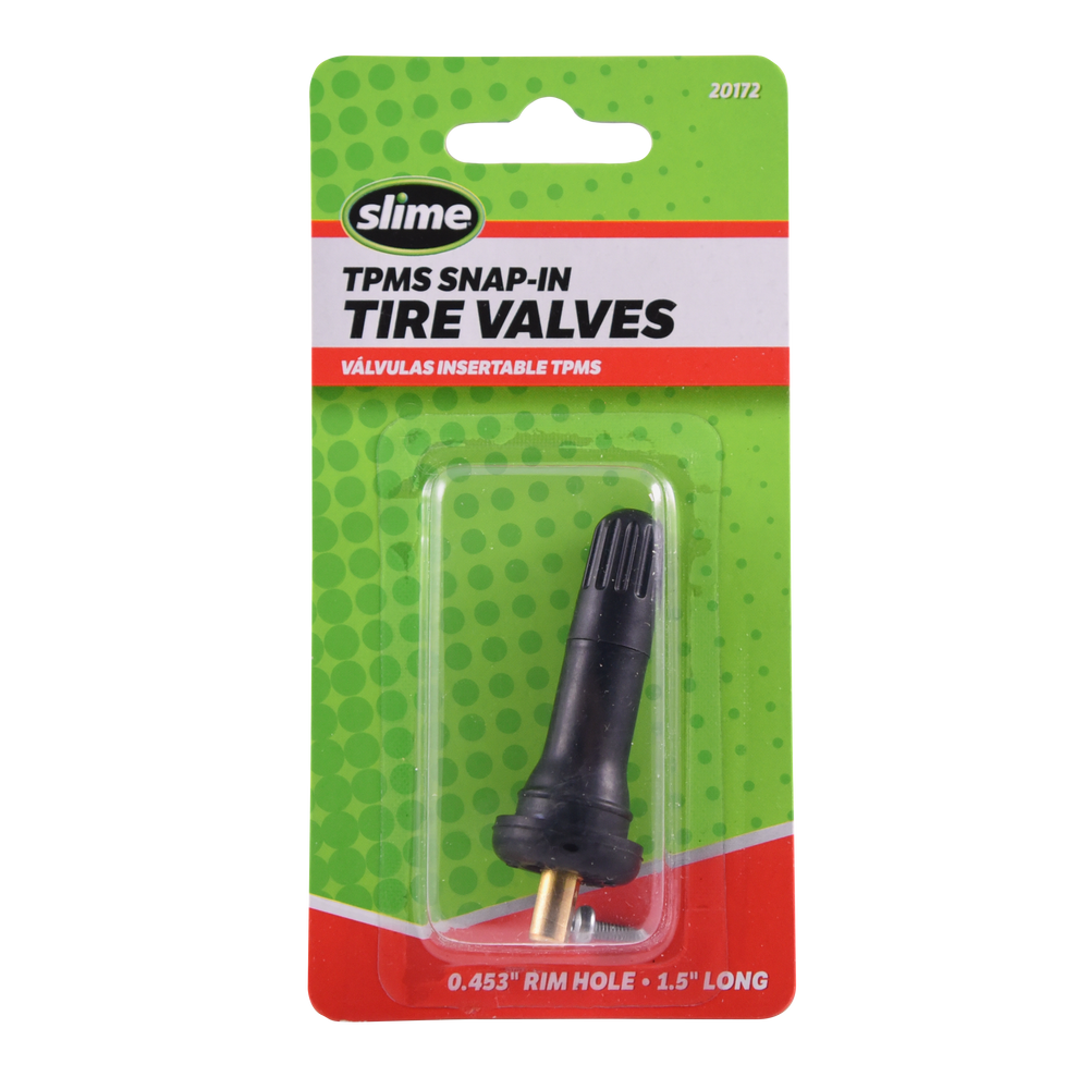 Slime TPMS Snap-In Tire Valve #20172 In Package