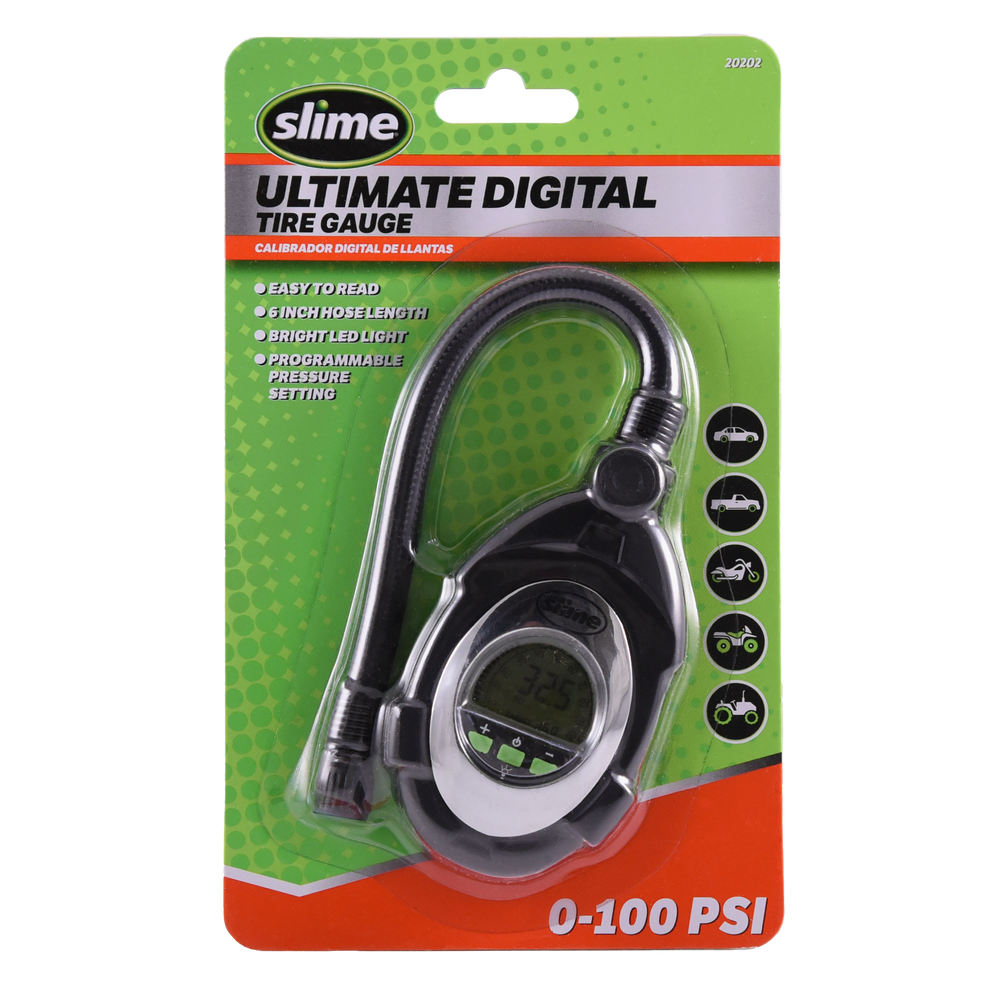 Slime Ultimate Digital Tire Gauge (0-100 psi) #20202 In Package