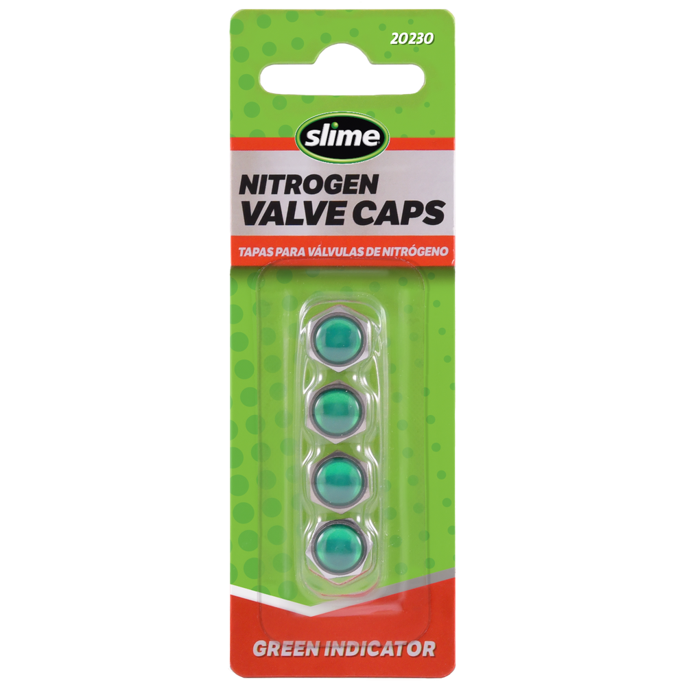 Green online tire caps