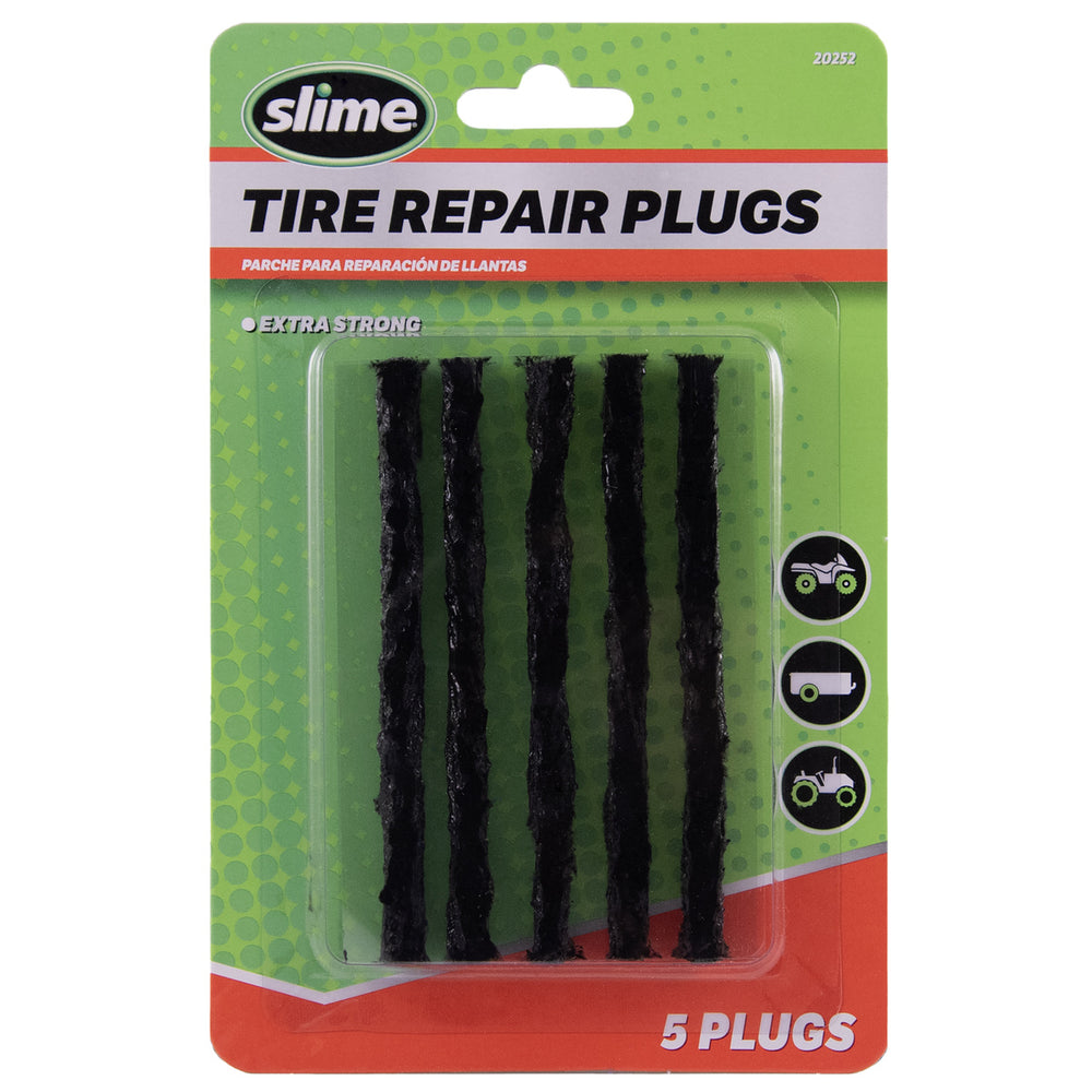 Slime Tire Repair Plugs (5 Count Black) #20252 In Package