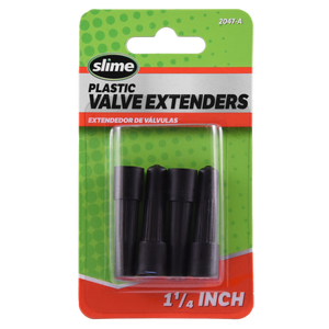 Slime Plastic Tire Valve Extenders 1.25" #2047-A In Package