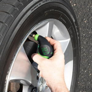 Slime Airlock Digital Tire Gauge (5-150 psi) #20475 In Use