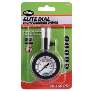 Elite High Pressure Tire Gauge (10-160 psi) In Package