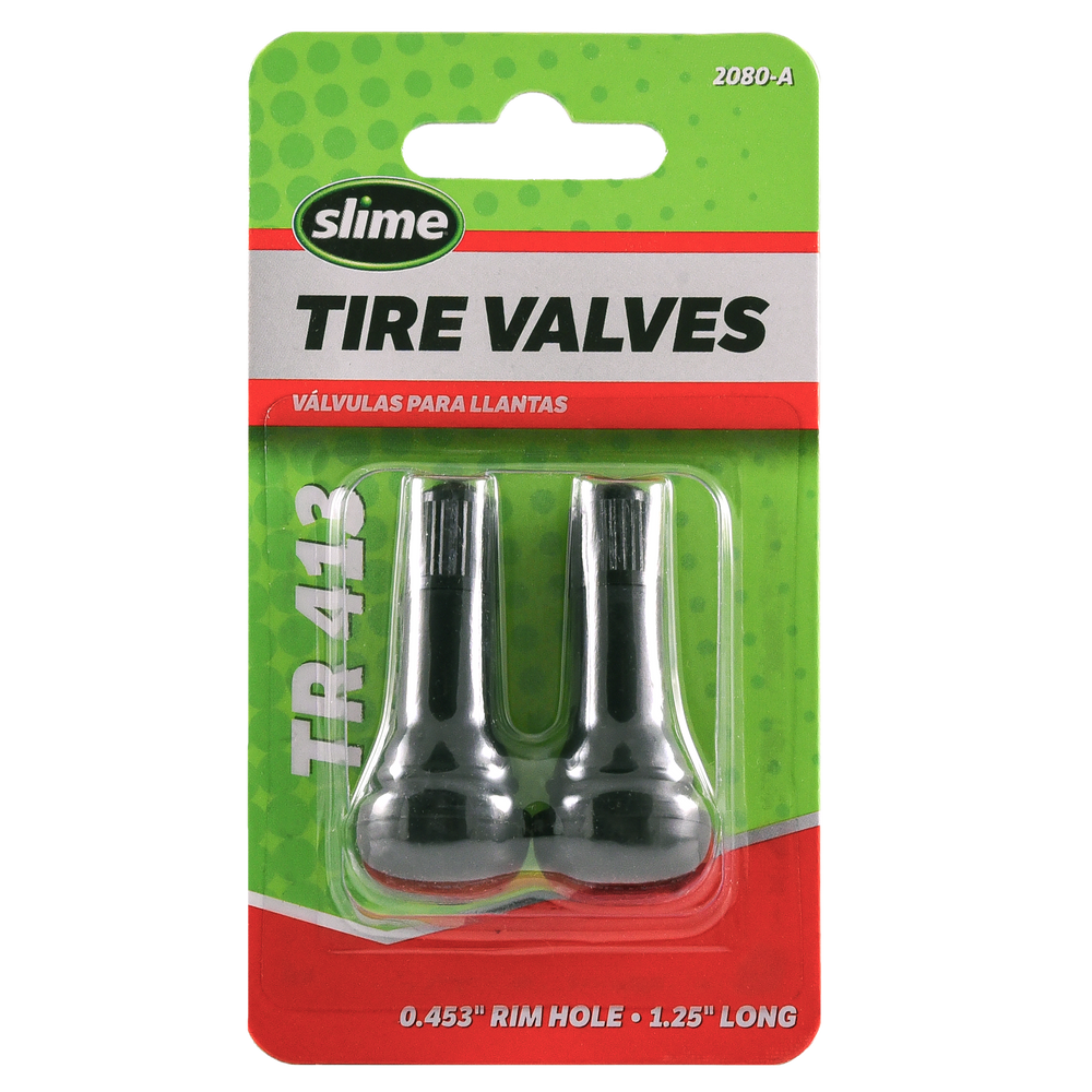 Slime Tubeless Tire Valves TR413 #2080-A In Package