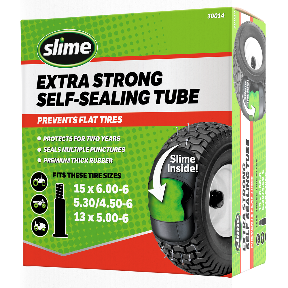 Slime Lawn Mower & Tractor Self-Sealing Inner Tubes (15") #30014 In Package