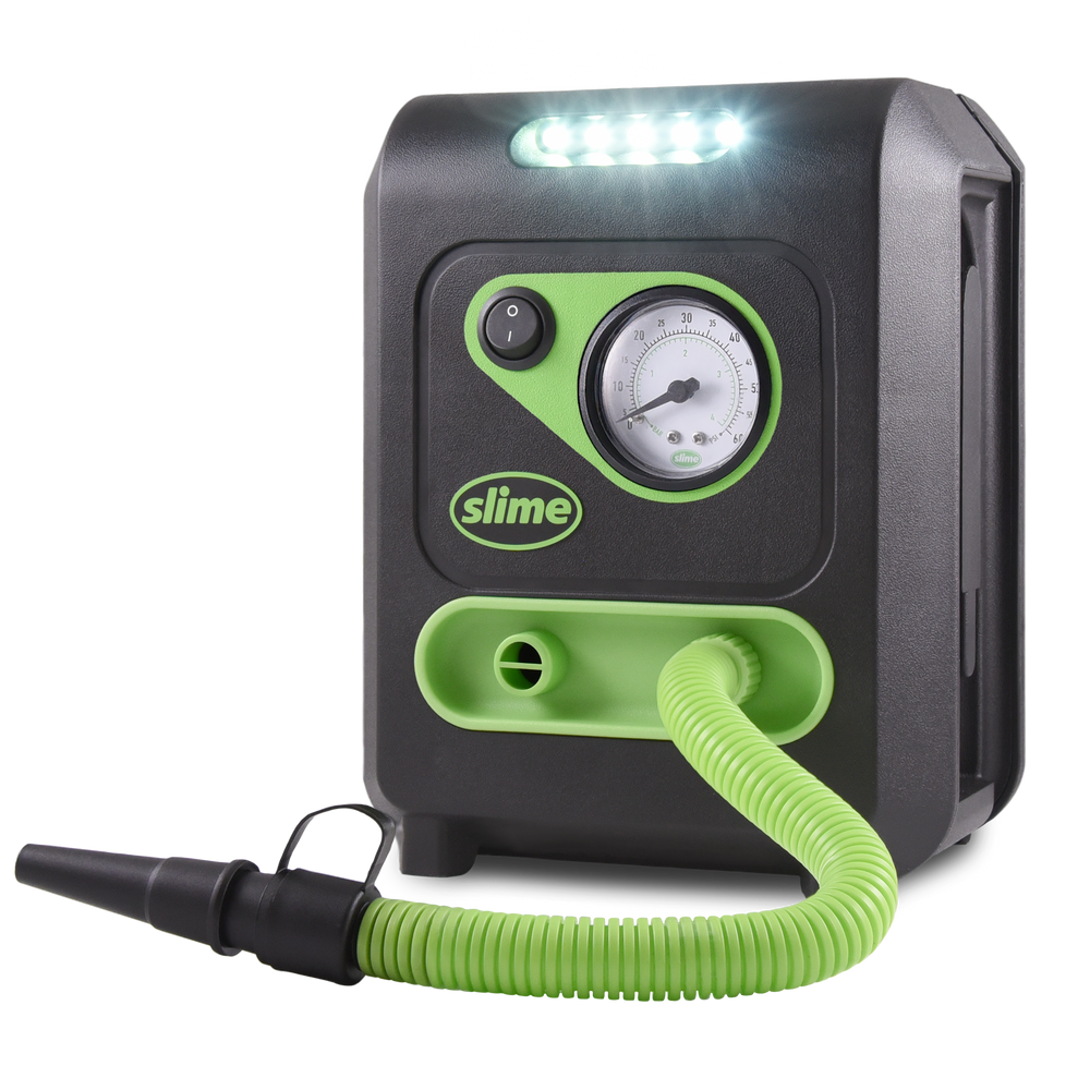 
            
                Load image into Gallery viewer, Slime Multi-Purpose Tire Inflator #40034 Out of Package High Volume Air Hose
            
        