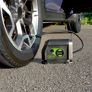 Slime 12V Digital Tire Inflator #40051 In Use Car