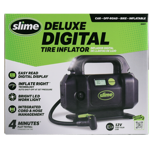 Slime Deluxe Digital Tire Inflator #40077 In Package