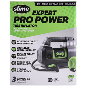 Slime Expert Pro Power Tire Inflator #40078 In Package