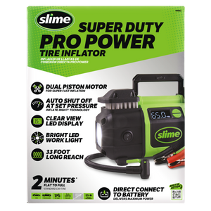 Slime Super Duty Pro Power Tire Inflator #40083 In Package