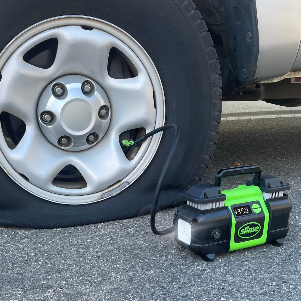 Slime Super Duty Pro Power Tire Inflator #40083 In Use