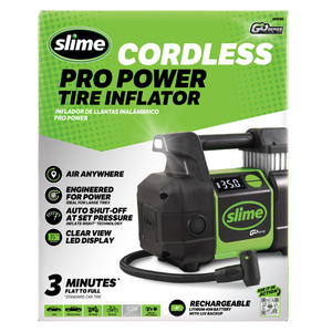 Slime Cordless Pro Power Tire Inflator #40086 In Package