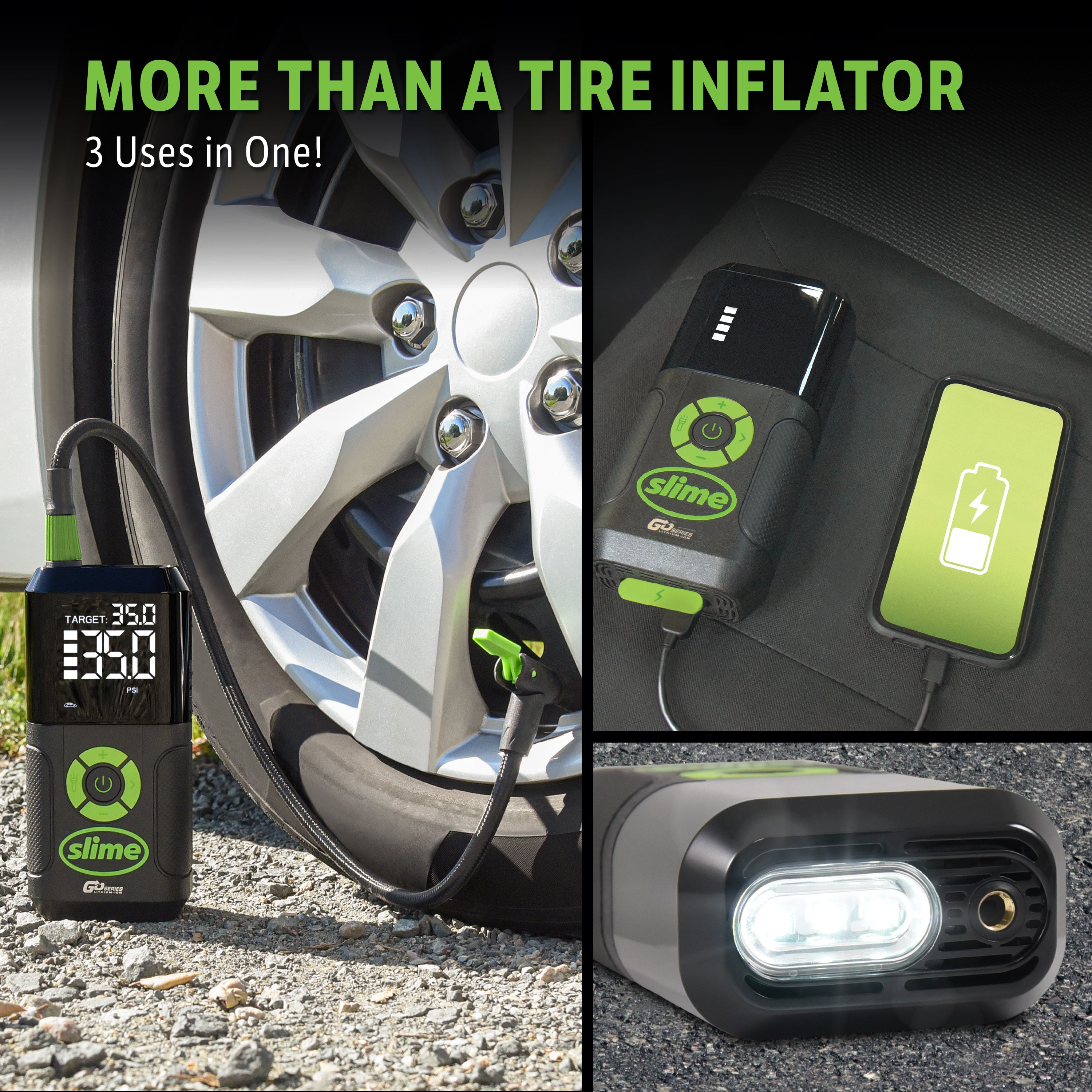 Cordless 3-in-1 Tire Inflator | Slime – Slime Products