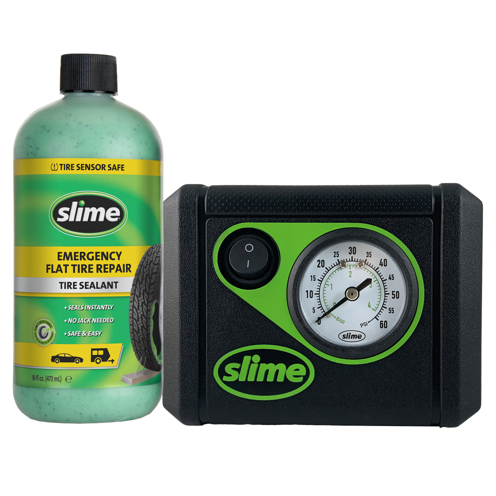 Pneus moto : prévenir la crevaison avec le kit Slime Smart ()