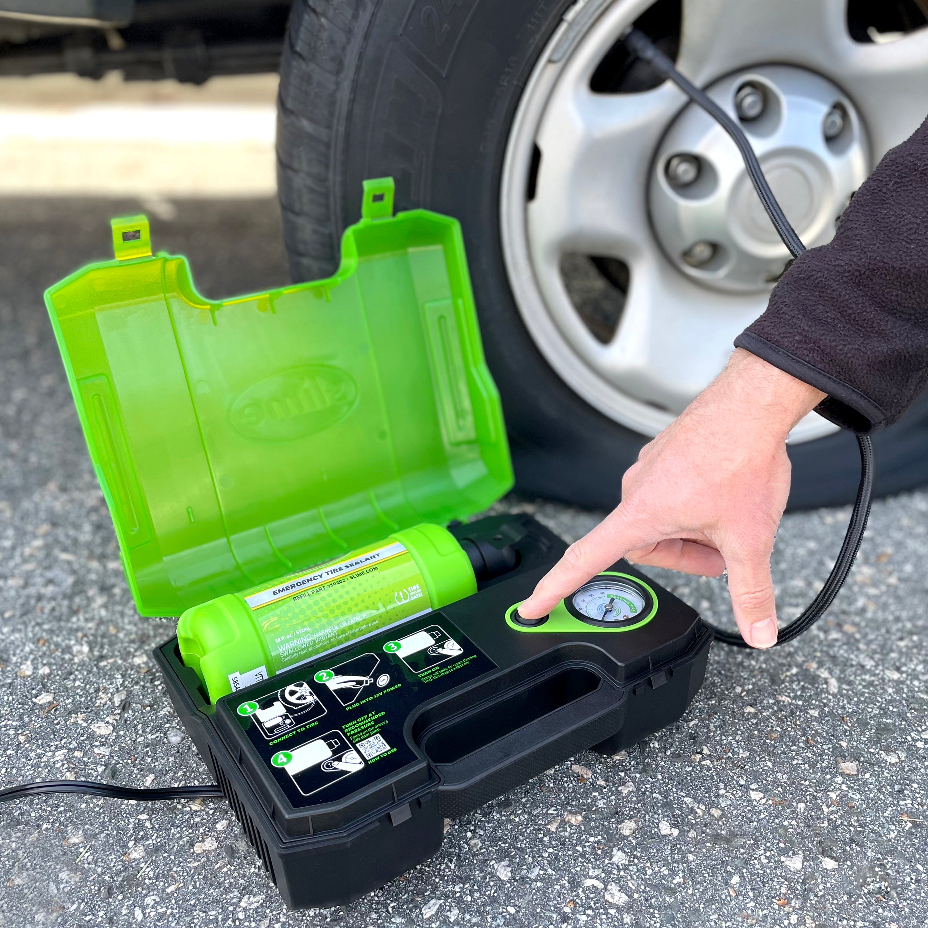 Smart Spair Ultra Truck/SUV Emergency Flat Tire Repair Kit Slime