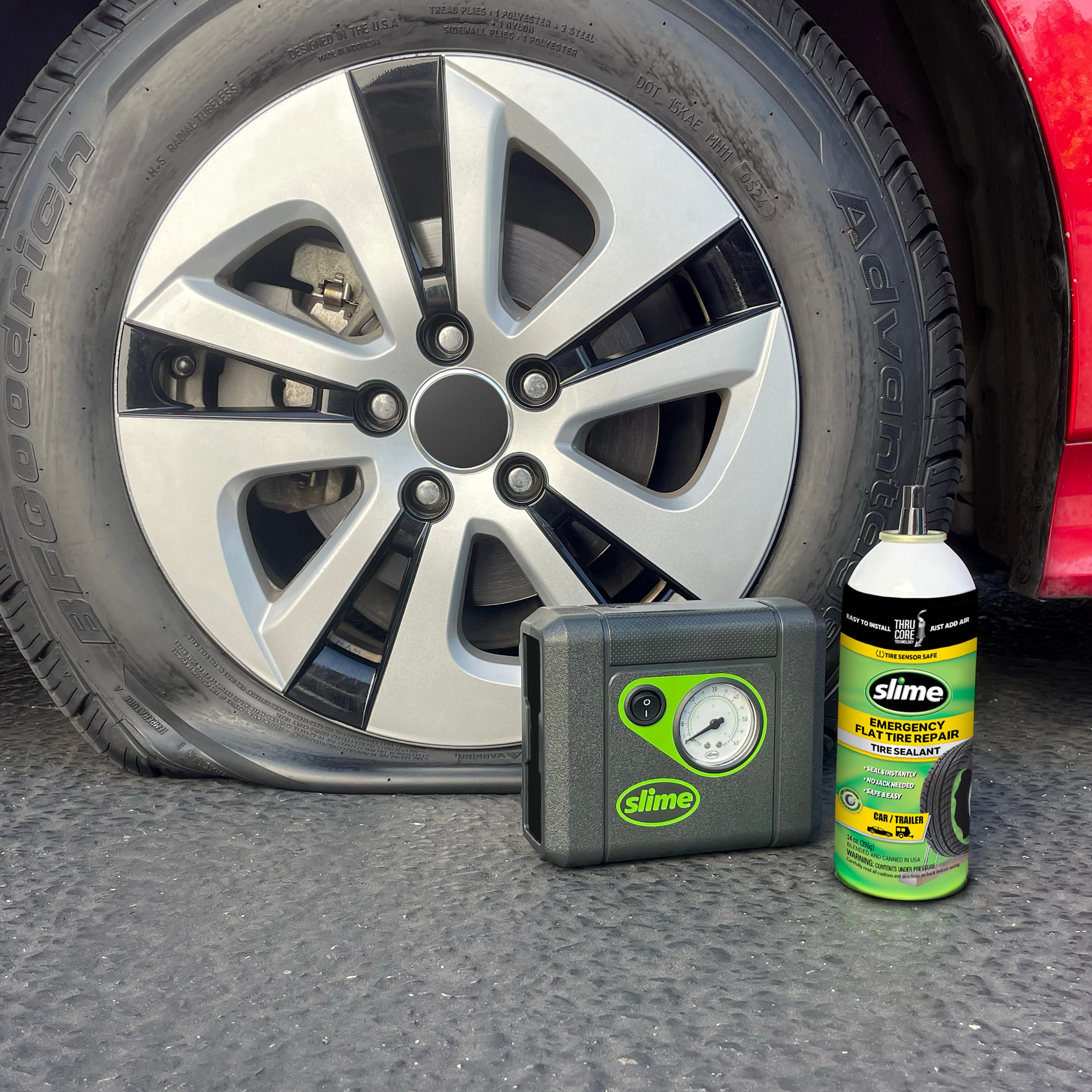 Smart Spair Plus Flat Tire Repair Kit Slime Slime Products