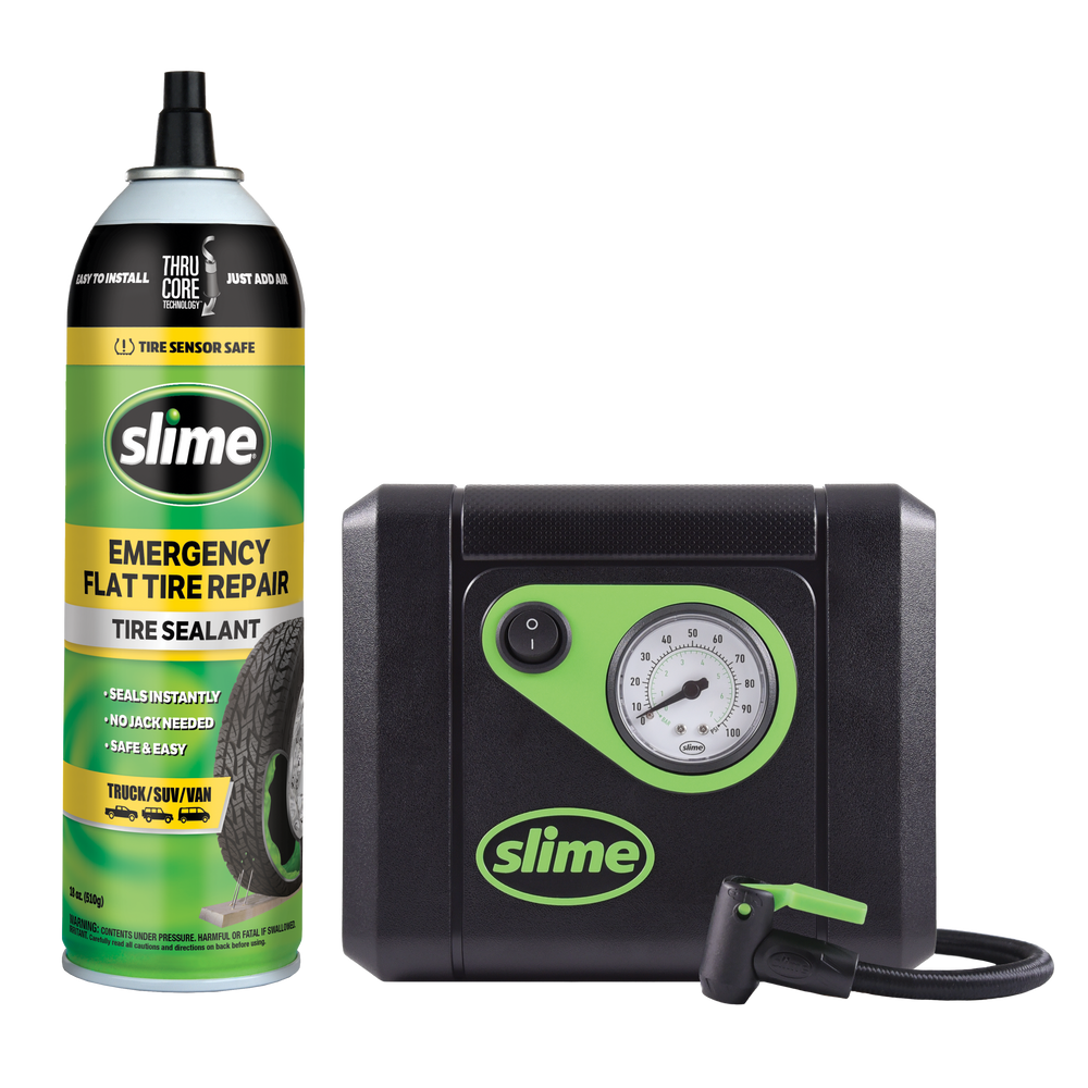 Slime Smart Spair Plus Flat Tire Repair Kit (Truck/SUV) #50166 Out of Package