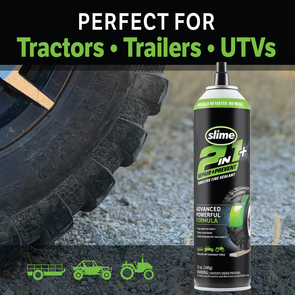 2-in-1 Plus Repair & Prevent Tubeless Tire Sealant - 12 oz