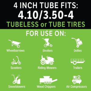 Slime Utility Self-Sealing Inner Tube (4") #30010 Uses