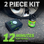 Slime Smart Spair Plus Flat Tire Repair Kit #50138 2-Piece Kit