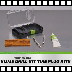 
            
                Load and play video in Gallery viewer, Slime Drill Bit Tire Plug Kit #20502 How to Video
            
        