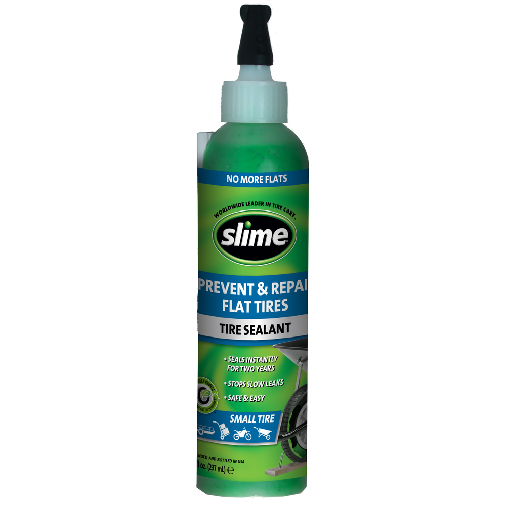 Slime Prevent and Repair Tire Sealant - 8 oz. (Small Tires) #10007 In Package