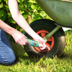 Slime Prevent and Repair Tire Sealant - 8 oz. (Small Tires) #10007 Install in Wheelbarrow