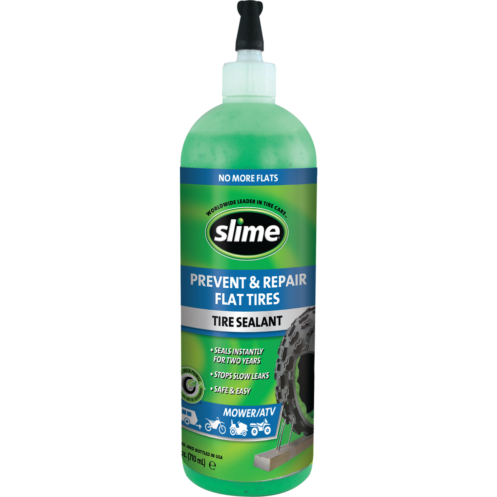 
            
                Load image into Gallery viewer, Slime Prevent and Repair Tire Sealant - 24 oz. (Mower/ATV) #10008 In Package
            
        