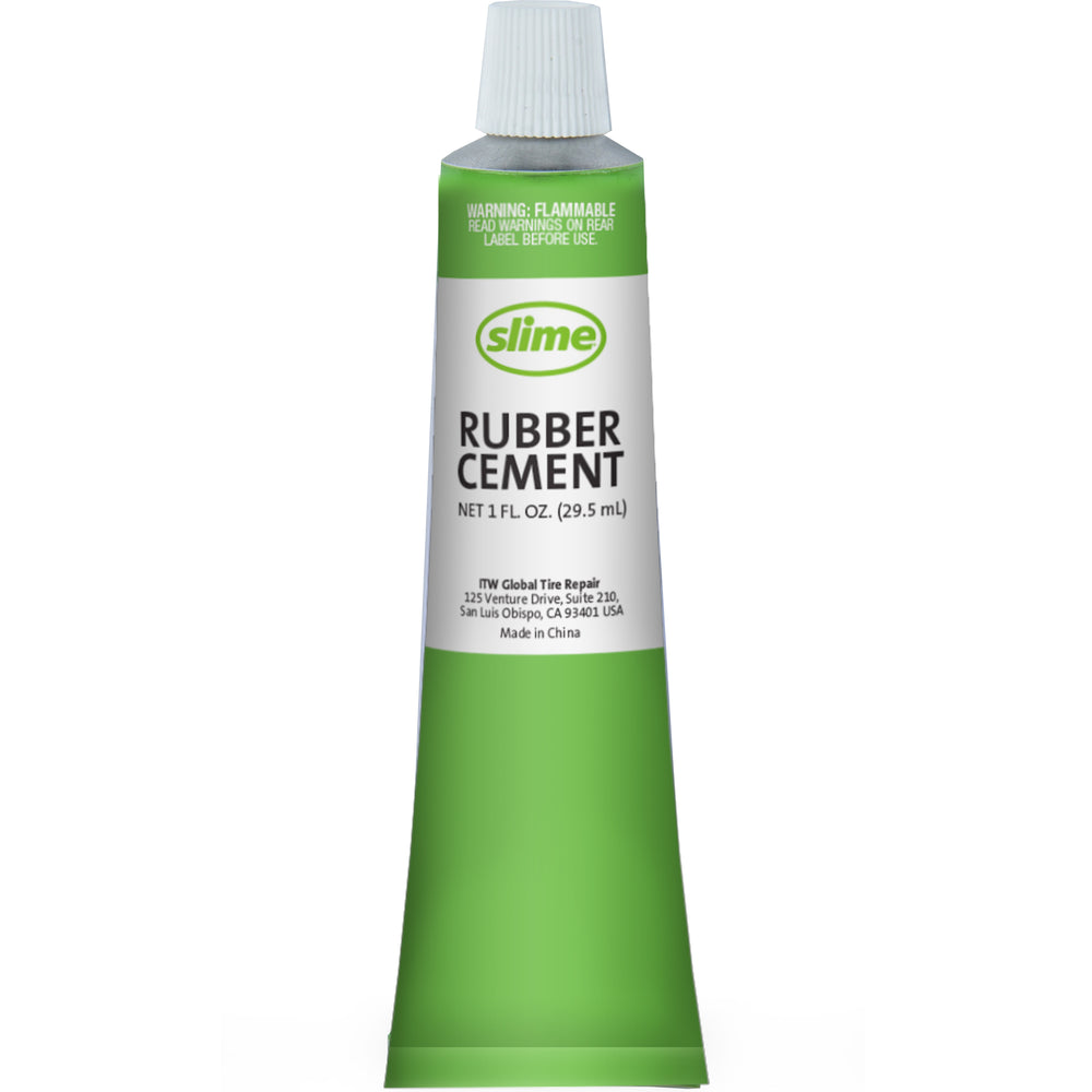 NEW SLIME 1051-A 1oz Tube Rubber Cement ALL Rubber Tire Repair