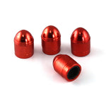 Slime Anodized Aluminum Valve Caps (Red) #20129 Out of Package