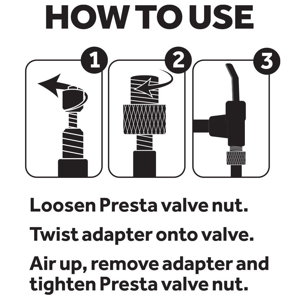 Presta Valve Adapters for Bicycles Slime Slime Products