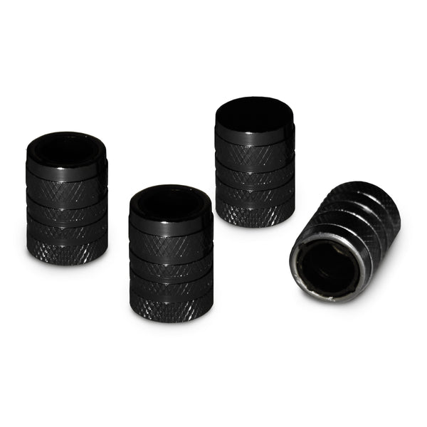 Jet Black Barrel Tire Valve Caps | Slime – Slime Products