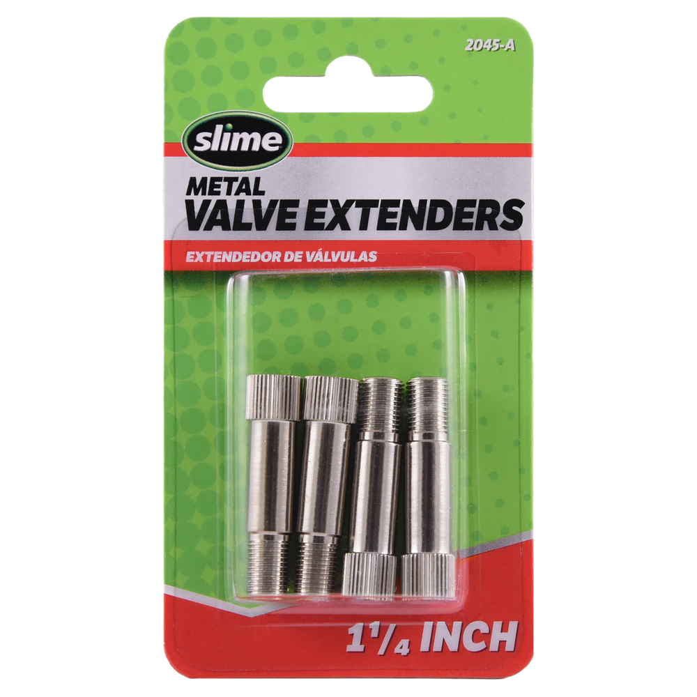 Slime Valve Extenders - Metal 1 1/4" #20045 In Package