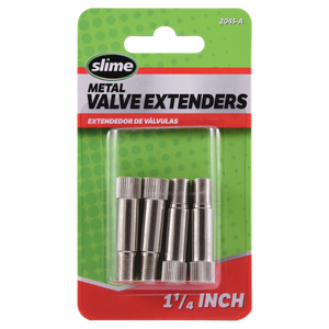 Slime Valve Extenders - Metal 1 1/4" #20045 In Package