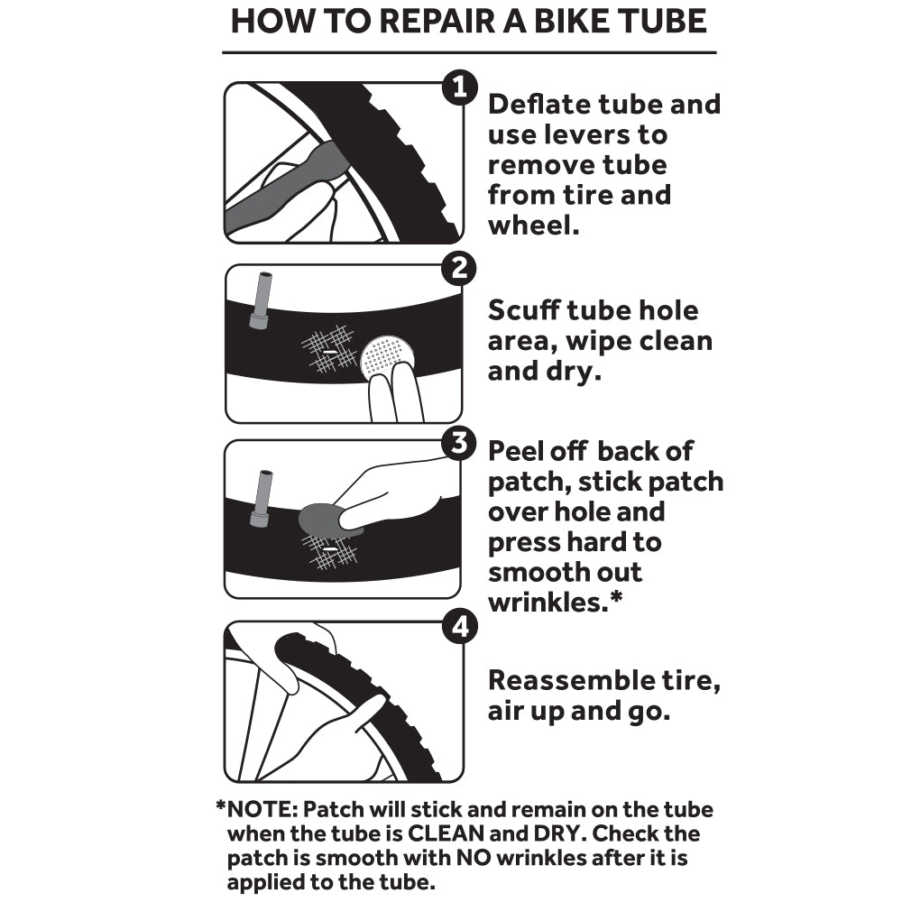 Slime Bike Tube Repair & Maintenance Kit #20482 Instructions