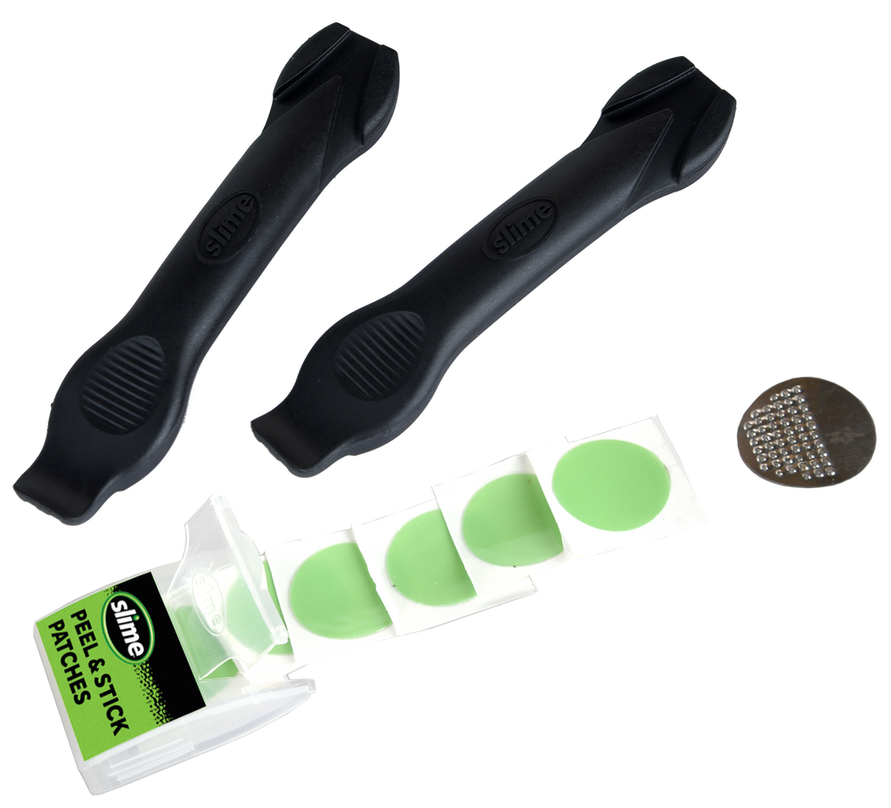 Peel Stick Bicycle Tube Repair Patches Tire Levers Slime